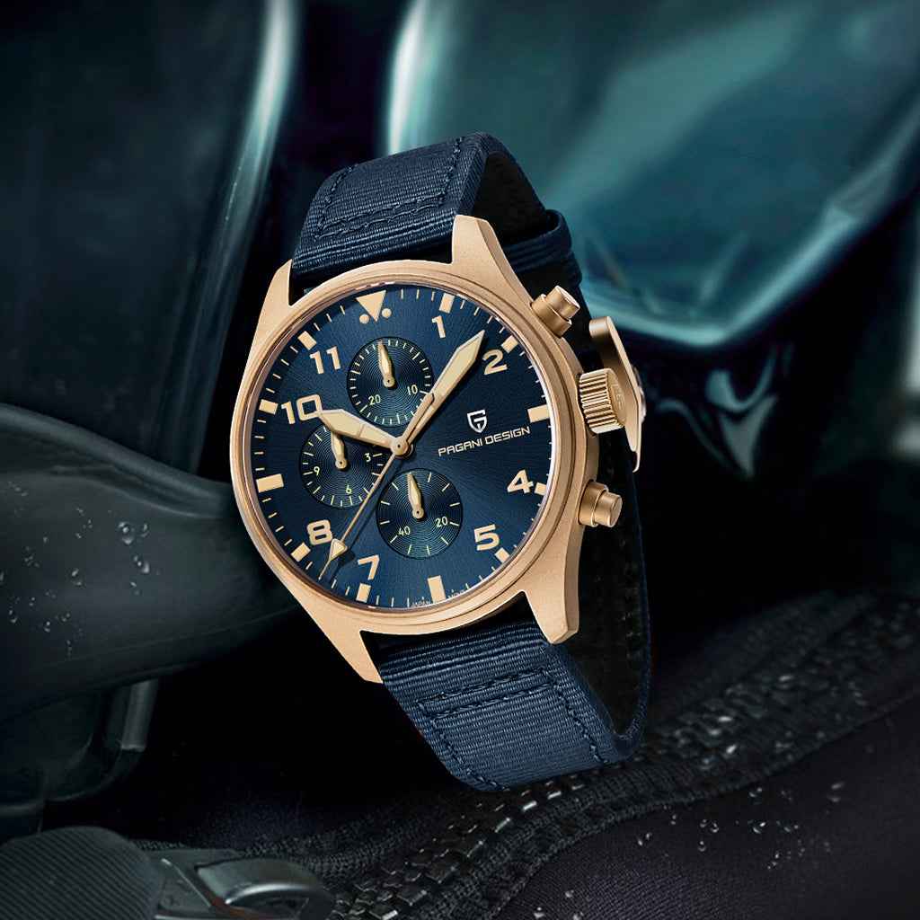 Pagani Design Dumont Blue - Case and bracelet