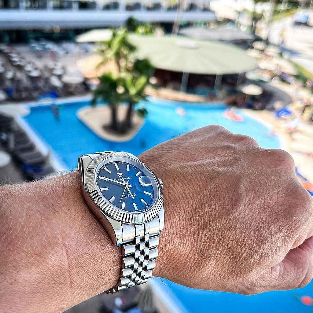 Pagani Design Giovanni Blue - On the wrist