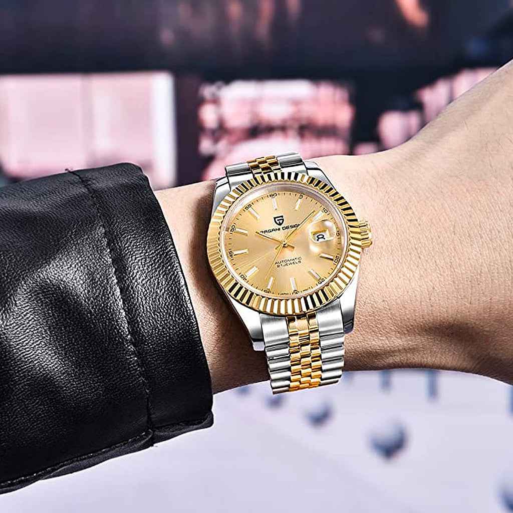 Pagani Design Giovanni Gold - On the wrist
