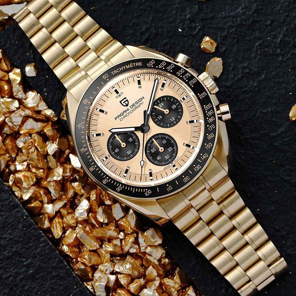 Pagani Design Lorenzo Gold - Case and bracelet