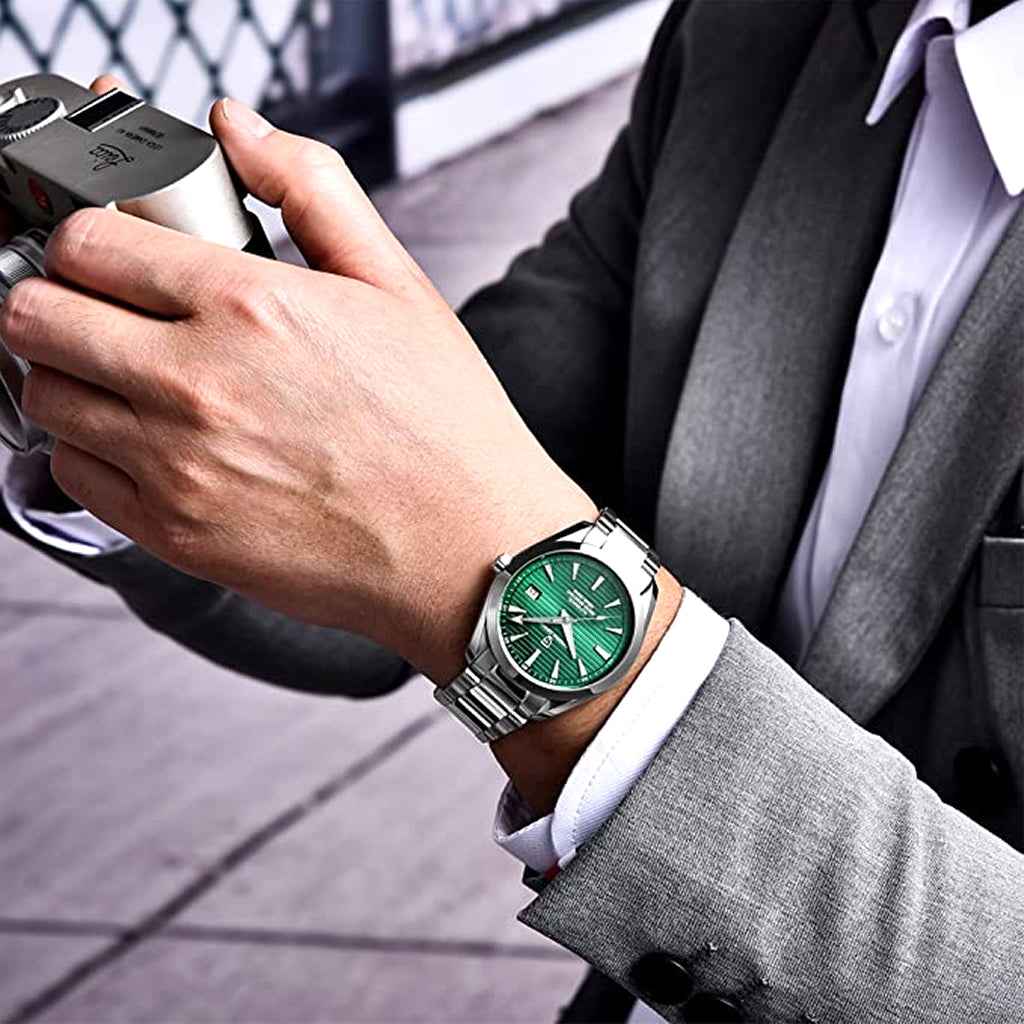 Pagani Design Pollo Green - On the wrist