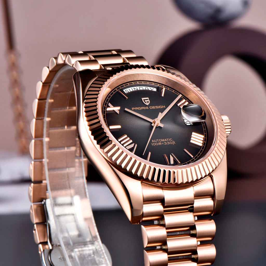 Pagani Design London Rose Gold - Case and bracelet