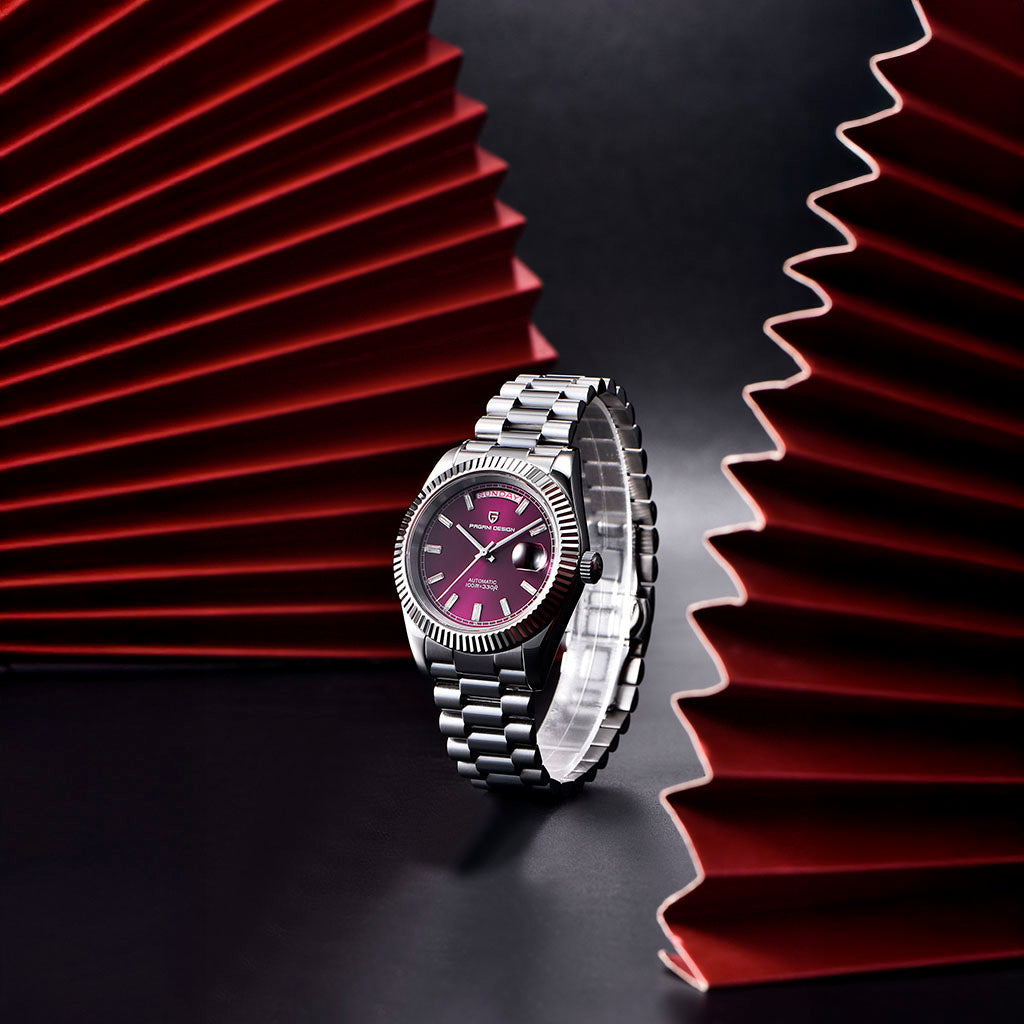 Pagani Design London Silver Cherry Red - Presentation