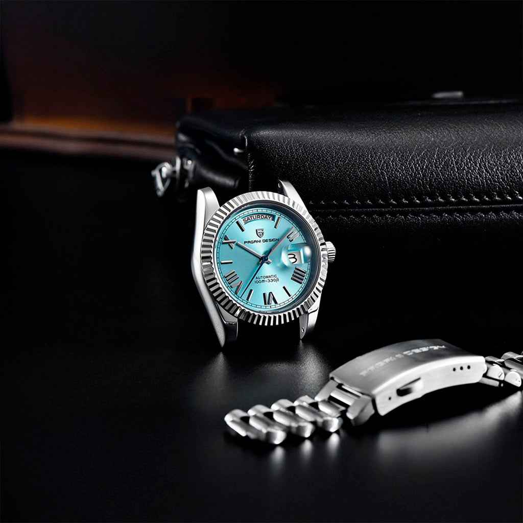 Pagani Design London Sky Blue - On the wrist