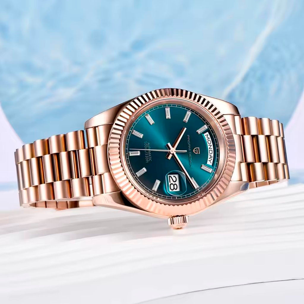 Pagani Design London Rose Blue - Case and bracelet
