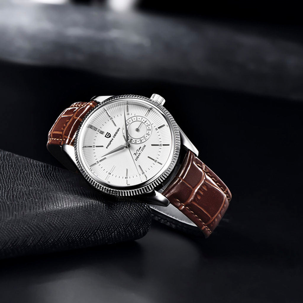 Pagani Design Luzzago Brown Silver - Case and bracelet