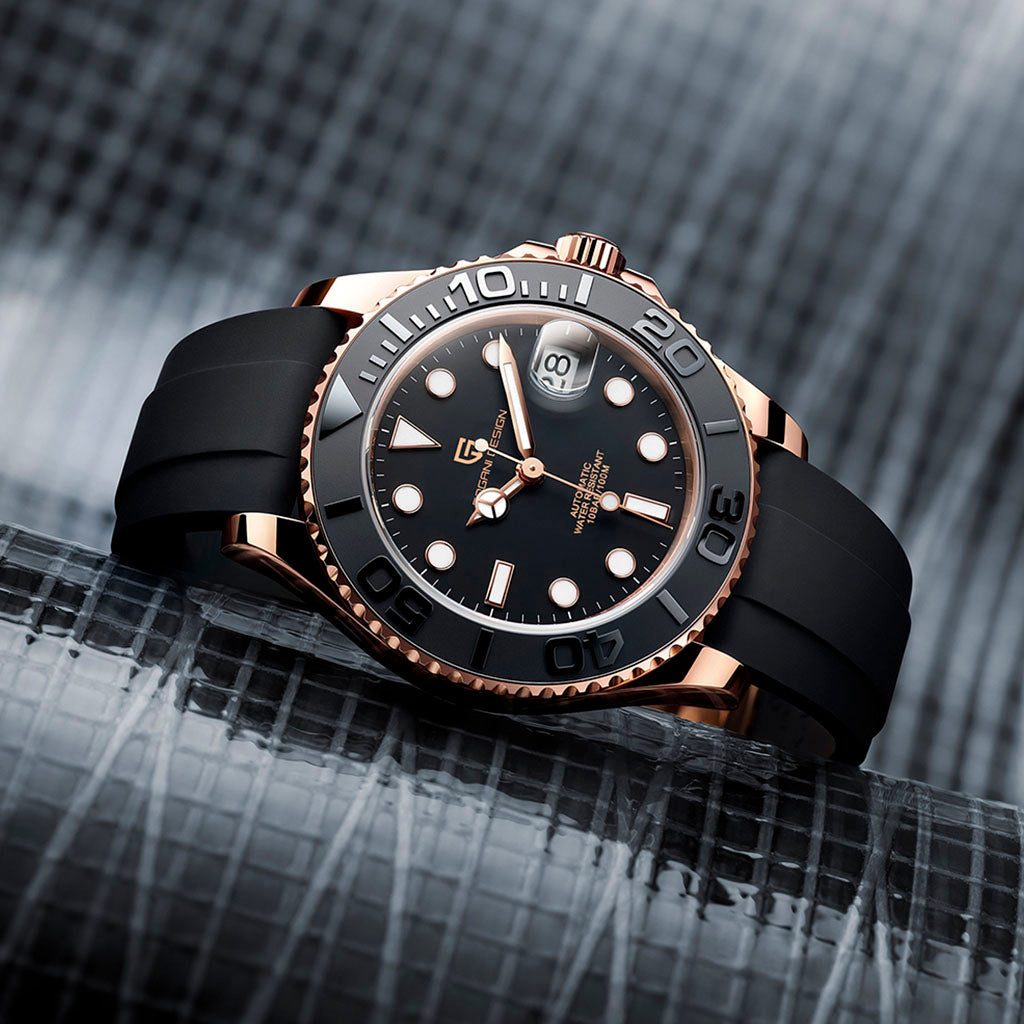 Pagani Design Explorer Black Gold Sport Edition - On the wrist