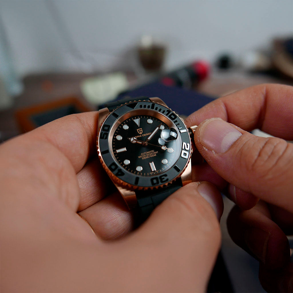 Pagani Design Explorer Black Gold Sport Edition - Case and bracelet