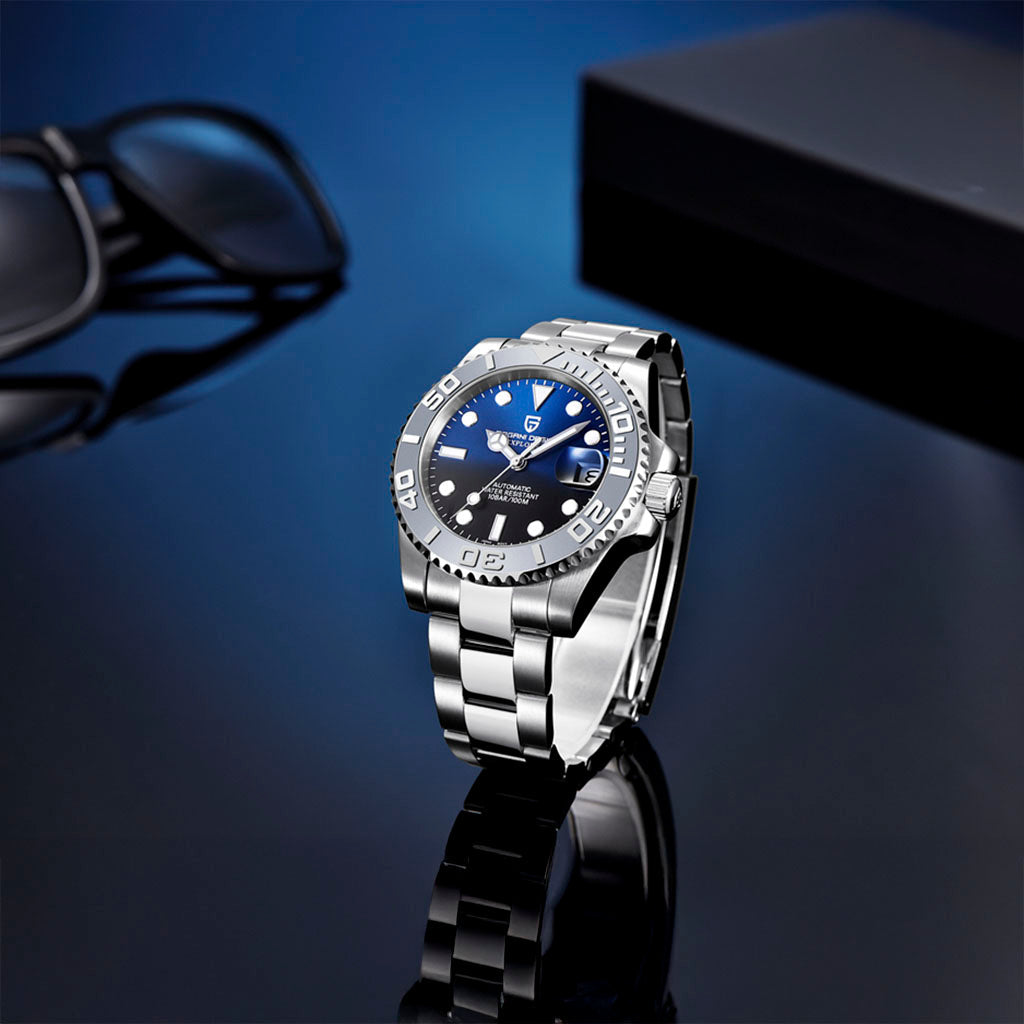 Pagani Design Explorer Blue and Gray - Dial