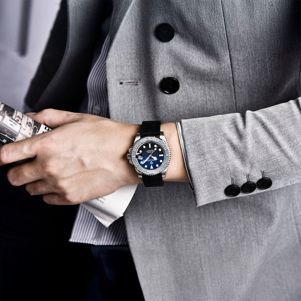 Pagani Design Explorer Blue and Gray Sport Edition - Case and bracelet