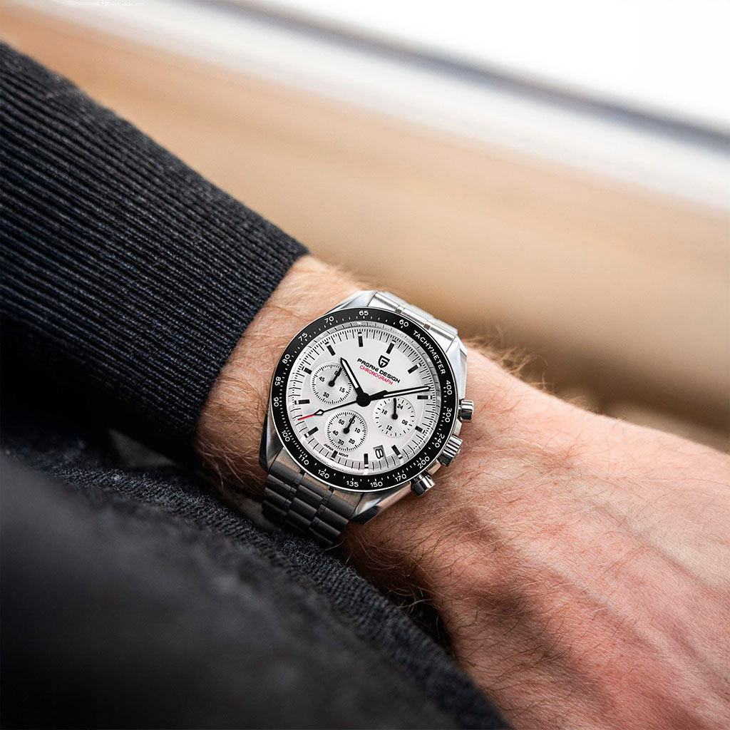 Pagani Design Lorenzo Black and White - Case and bracelet