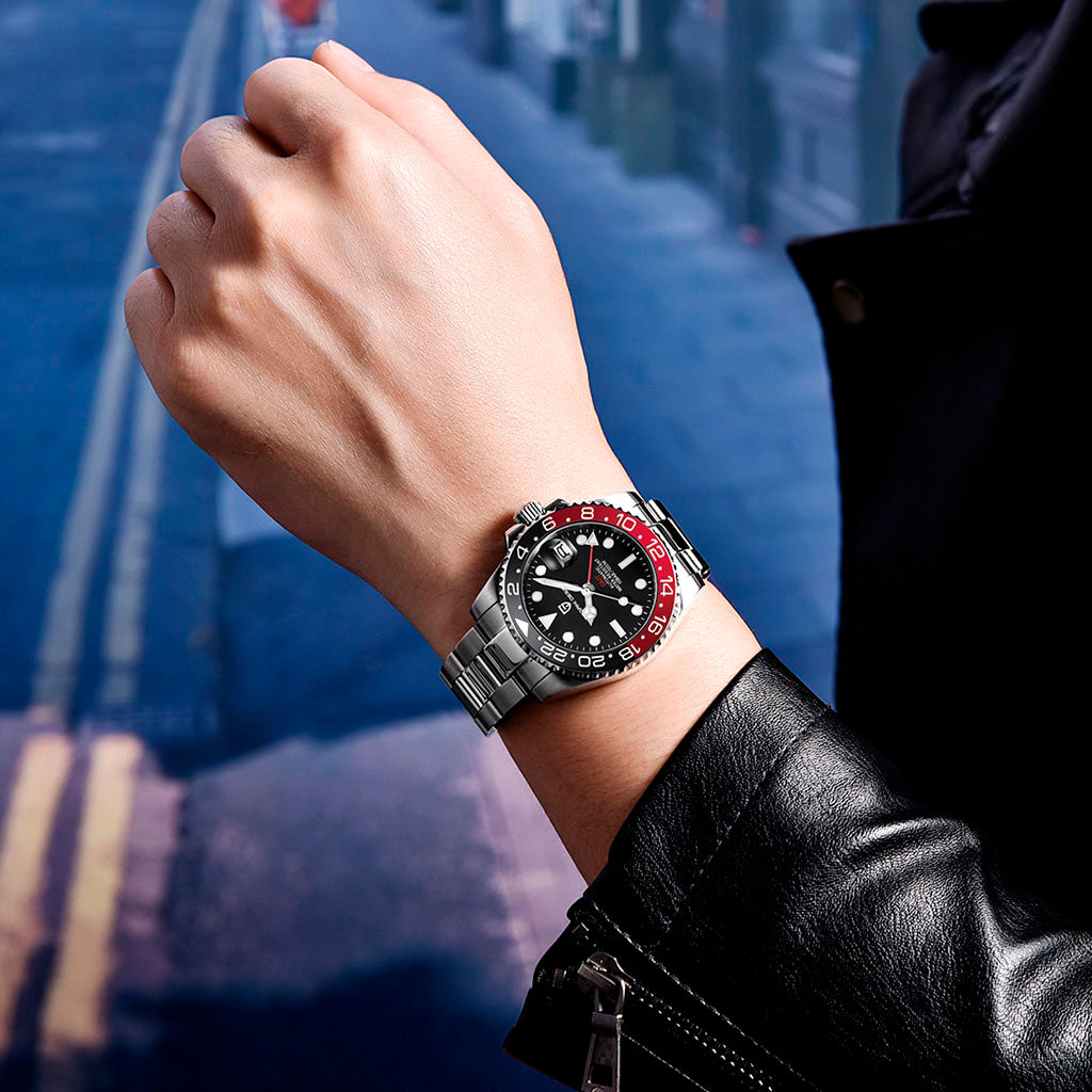 Pagani Design Pantheon Black and Red - Case and bracelet