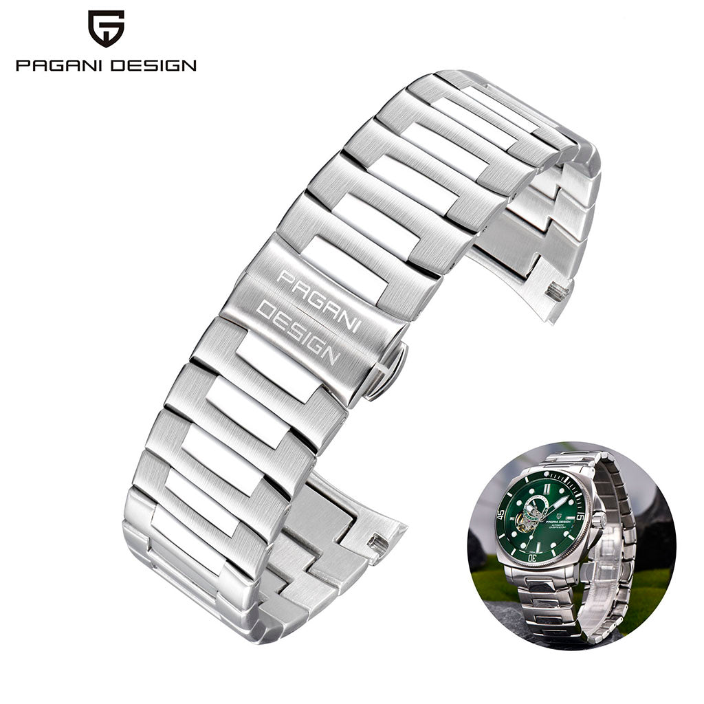 Pagani Design Stainless Steel Watch Strap 316L 24mm x 220mm - Dial