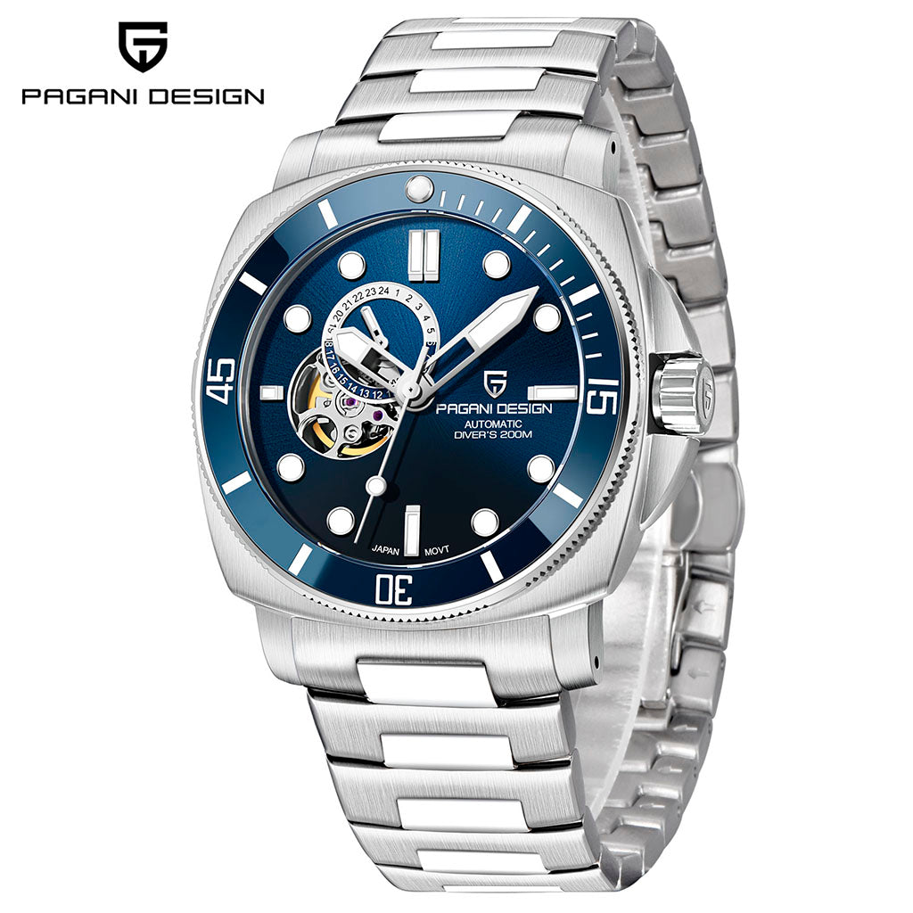 Pagani Design Stainless Steel Watch Strap 316L 24mm x 220mm - Presentation