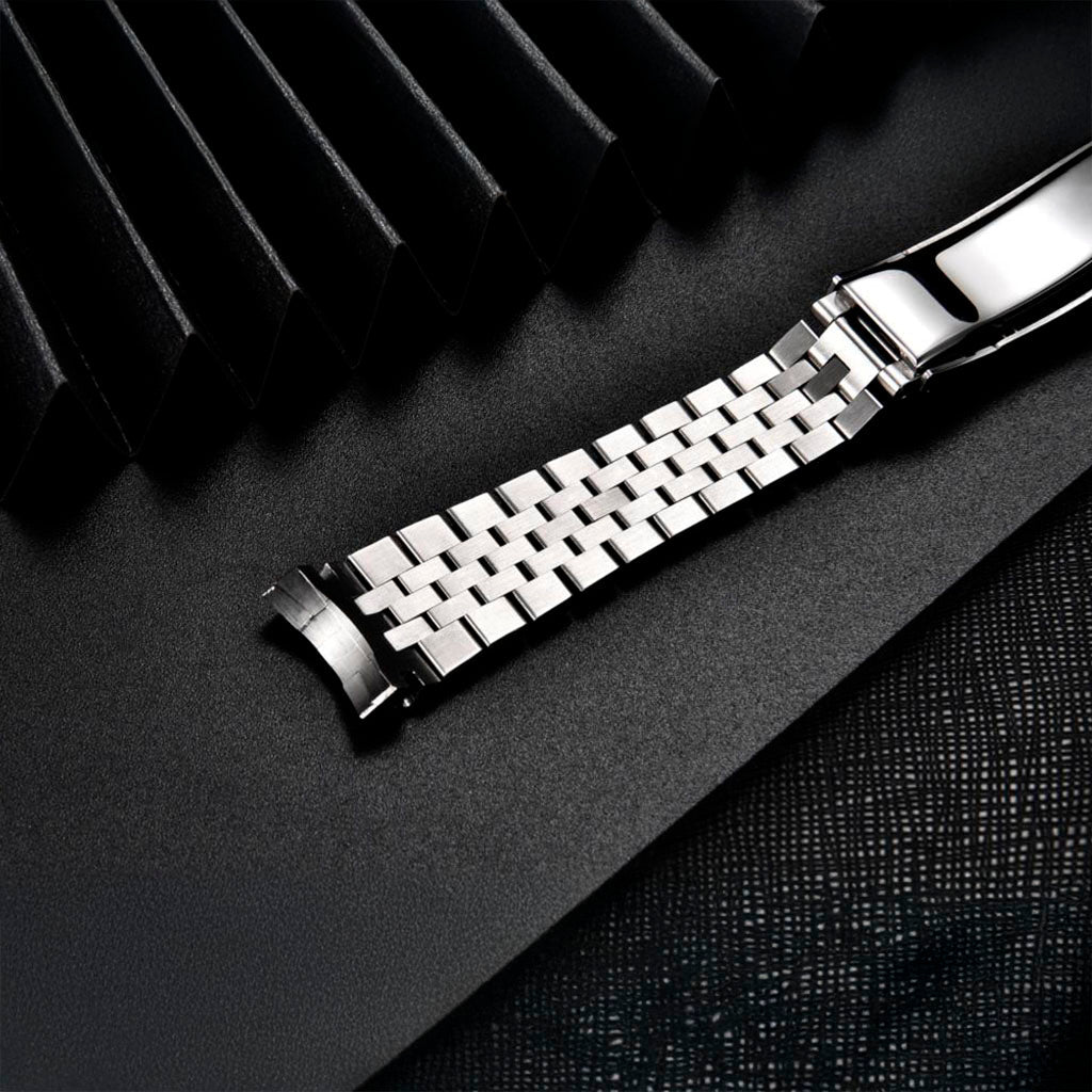 Pagani Design Stainless Steel Watch Strap 316L 20mm x 220mm - On the wrist