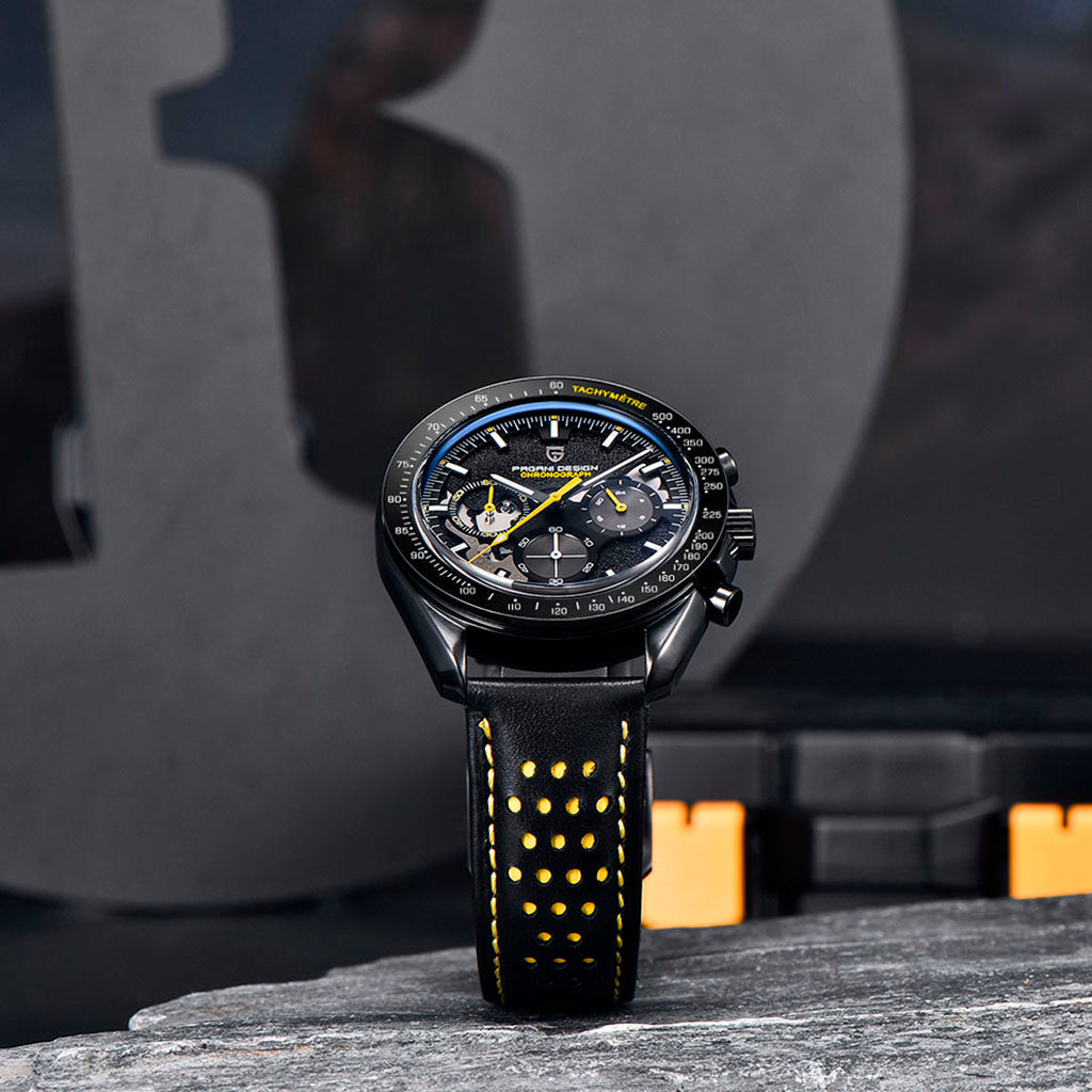 Pagani Design Ajaccio Yellow - Case and bracelet