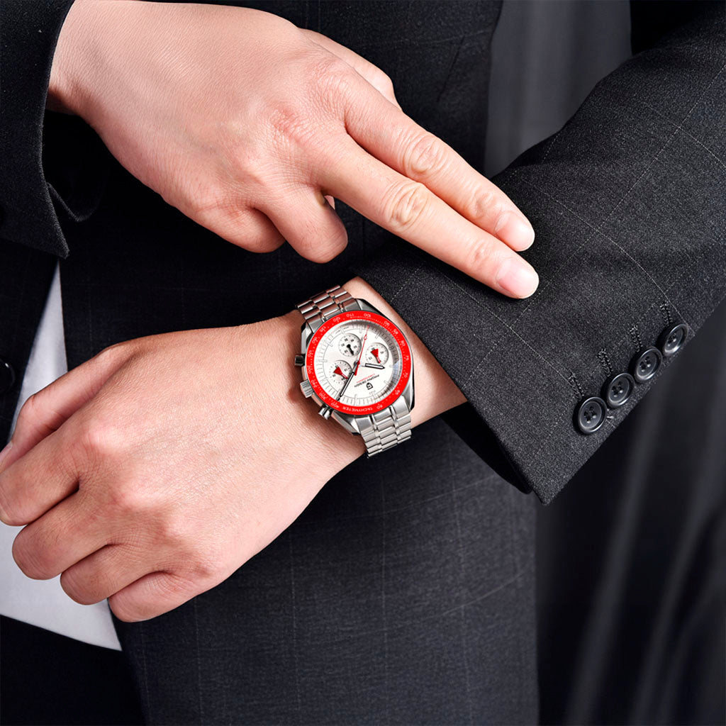 Pagani Design Lorenzo Red Silver - Dial