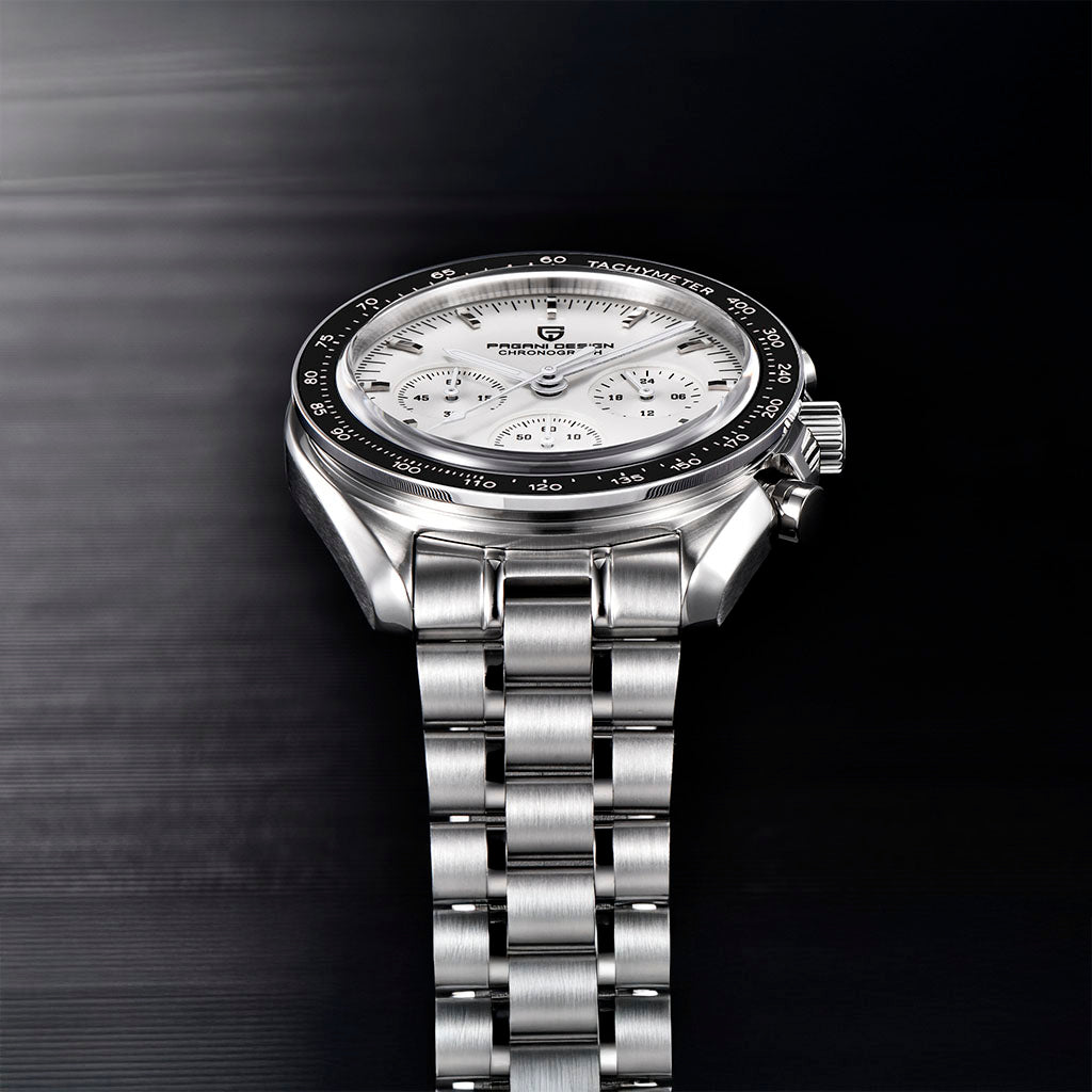 Pagani Design Lorenzo White Silver - On the wrist