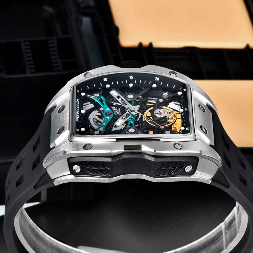 Pagani Design Birmingham Sky Silver - On the wrist