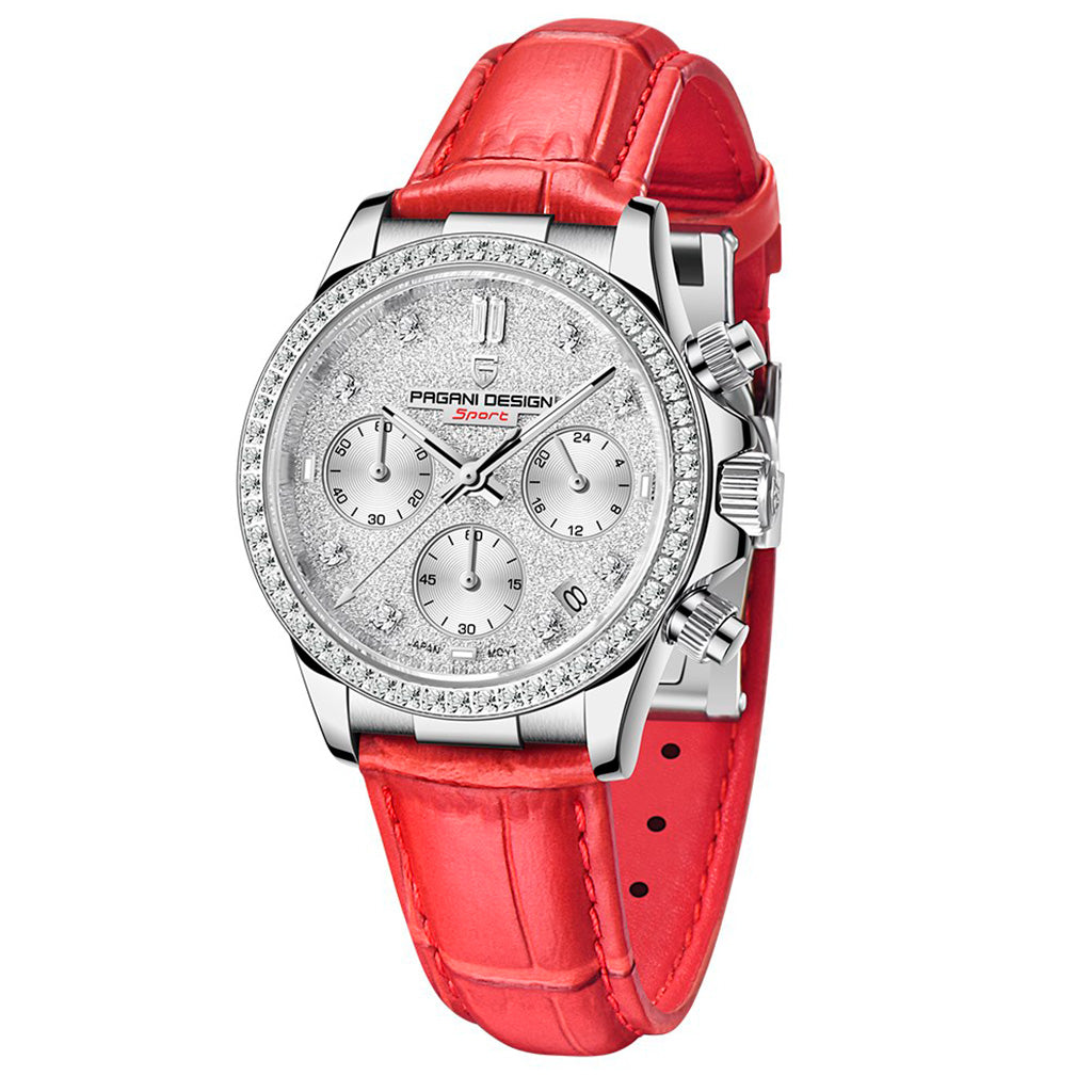Women's Watch Pagani Design Daisy Red - Finishing