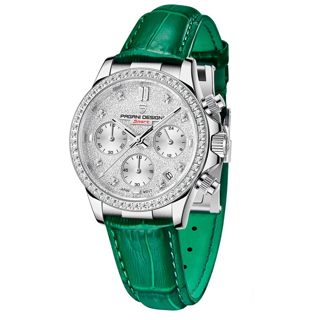 Women's Watch Pagani Design Daisy Green - Finishing
