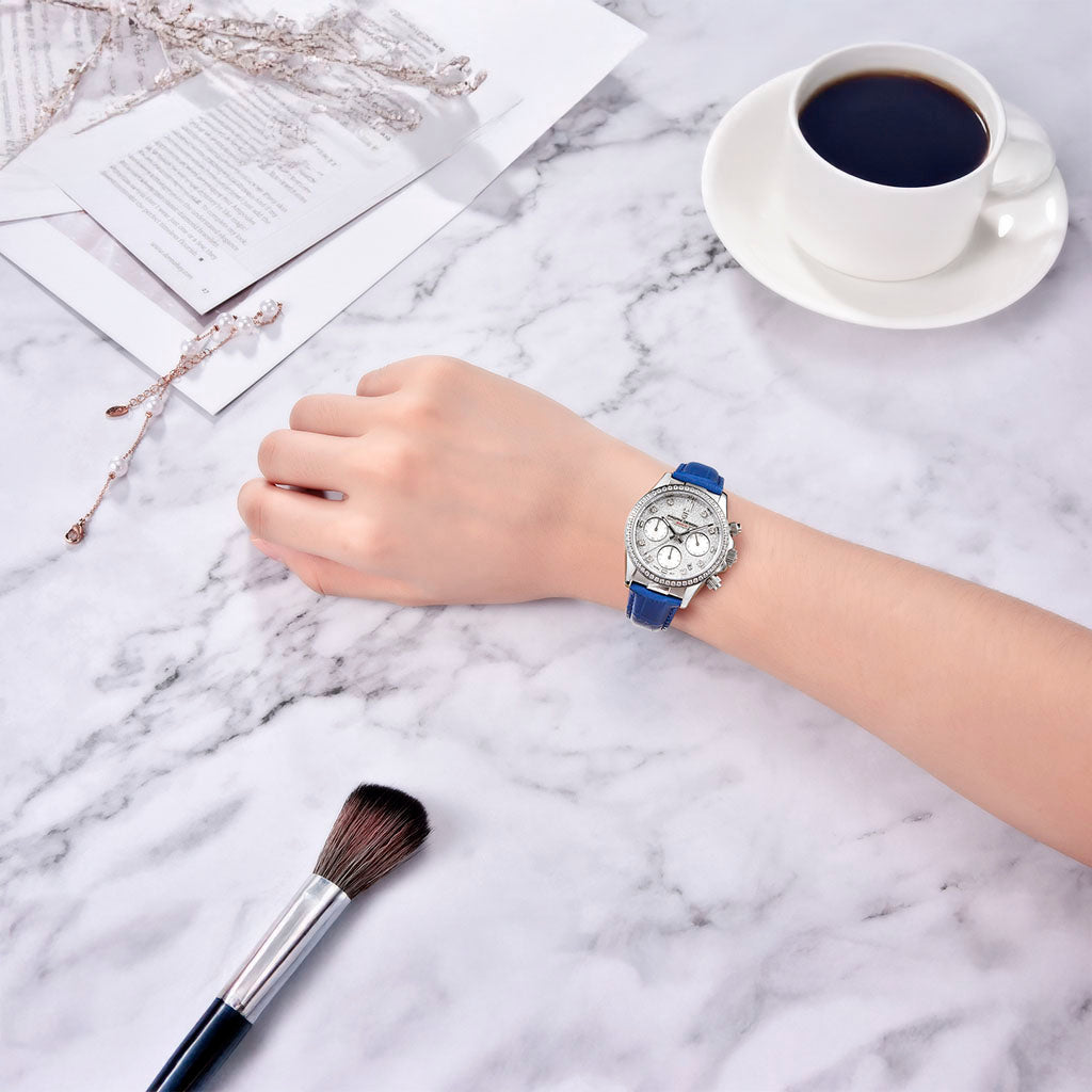 Women's Watch Pagani Design Daisy Blue - Case and bracelet