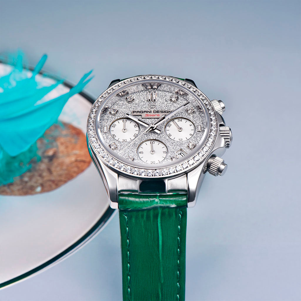 Women's Watch Pagani Design Daisy Green - Dial