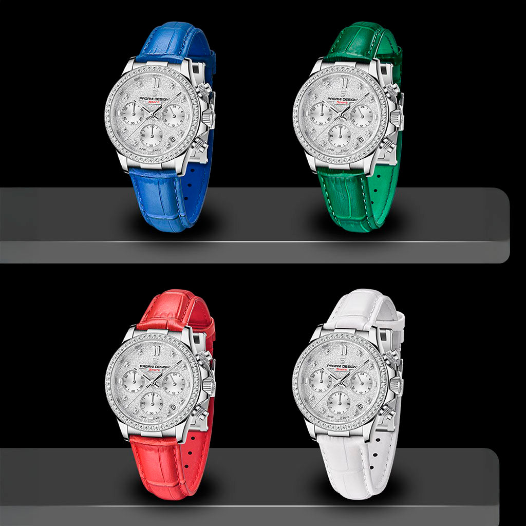 Women's Watch Pagani Design Daisy Green - On the wrist