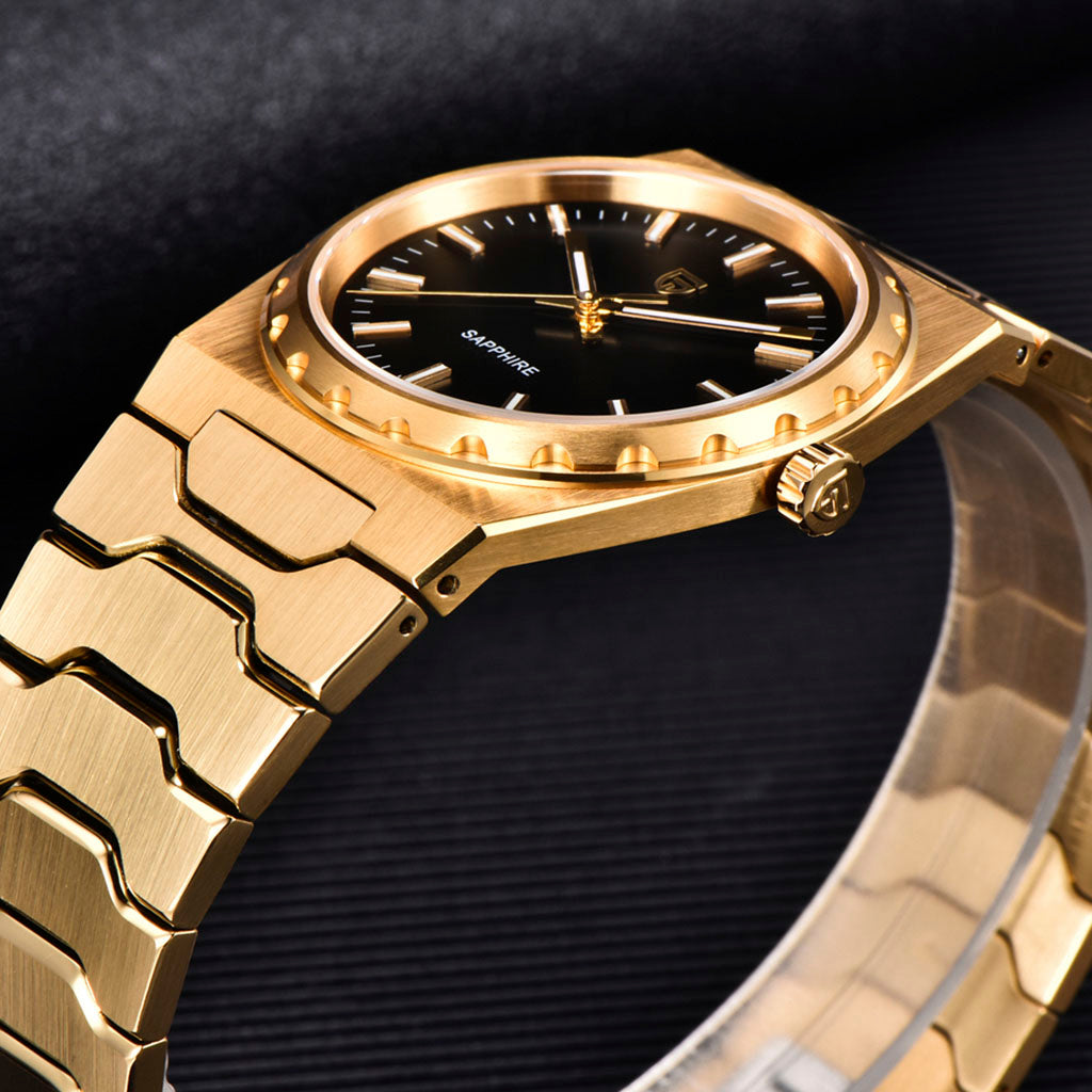 Pagani Design Drift Gold Black - On the wrist