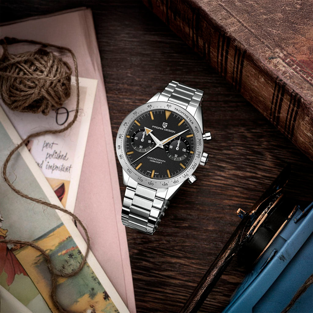 Pagani Design Drive Black - On the wrist