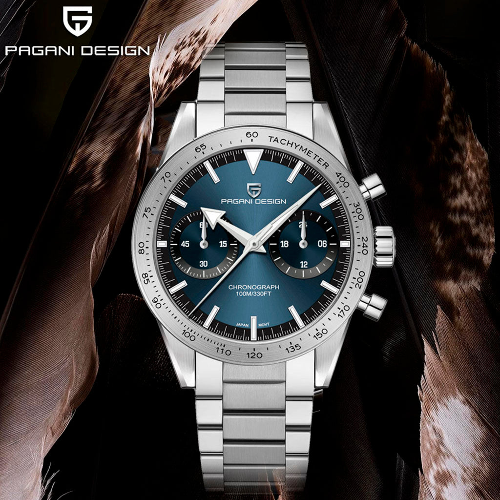 Pagani Design Drive Blue - On the wrist