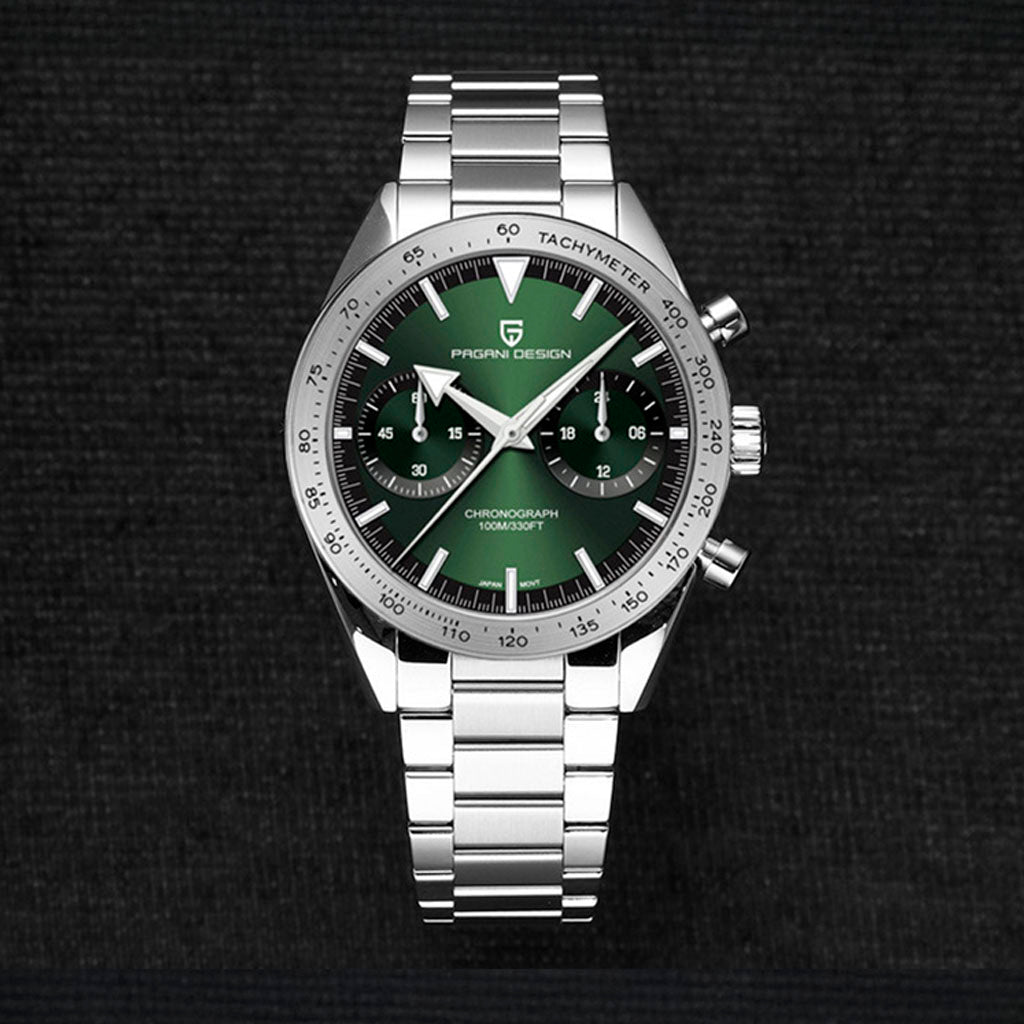 Pagani Design Drive Green - On the wrist