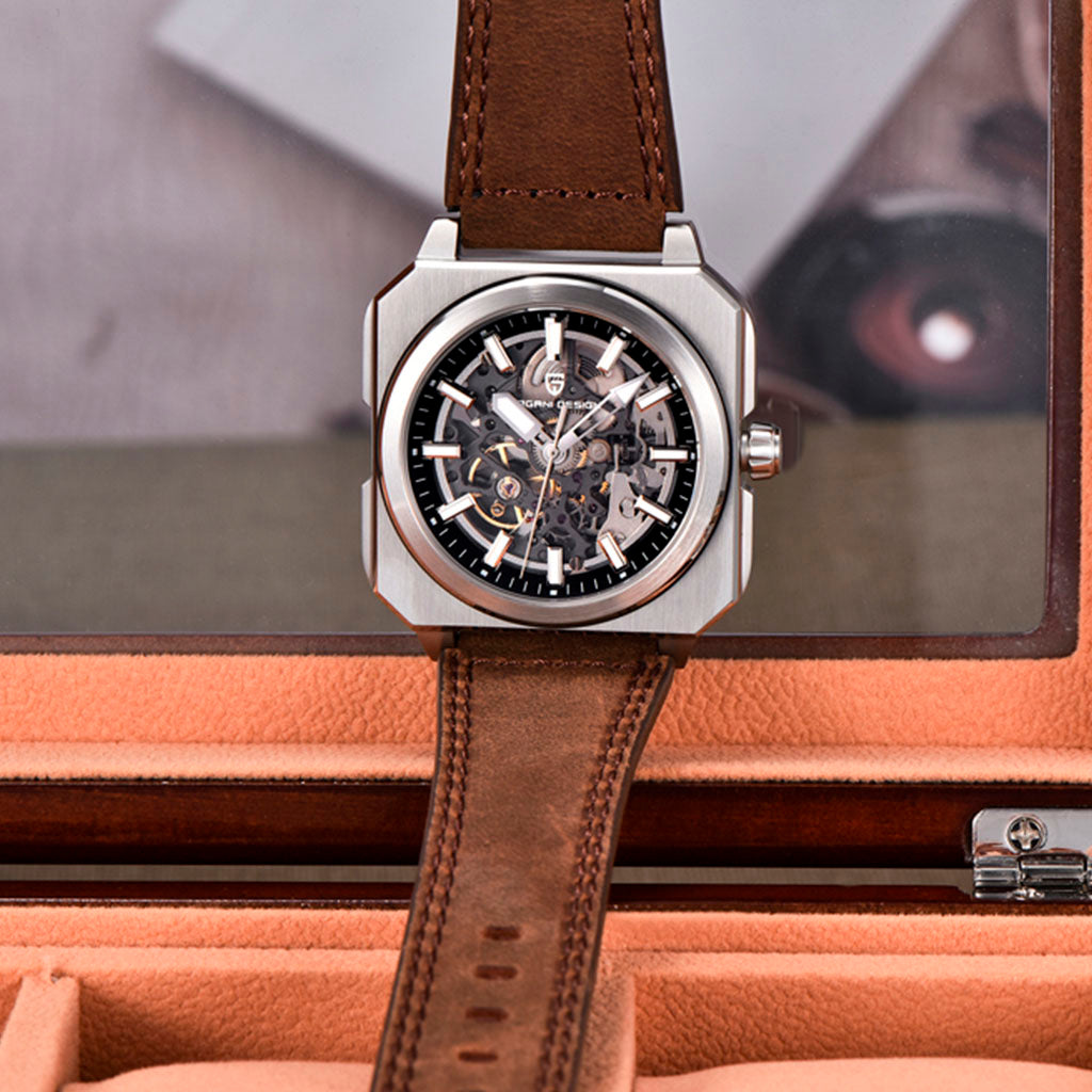 Pagani Design Factory Black Brown - On the wrist