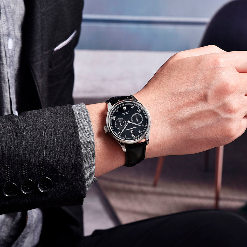 Pagani Design Roma Black Classic Edition - On the wrist