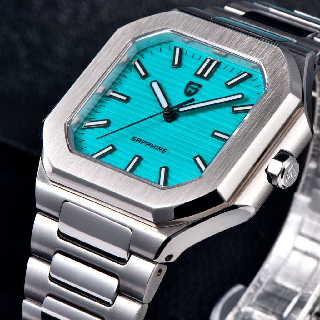 Pagani Design Square Turquoise - Case and bracelet