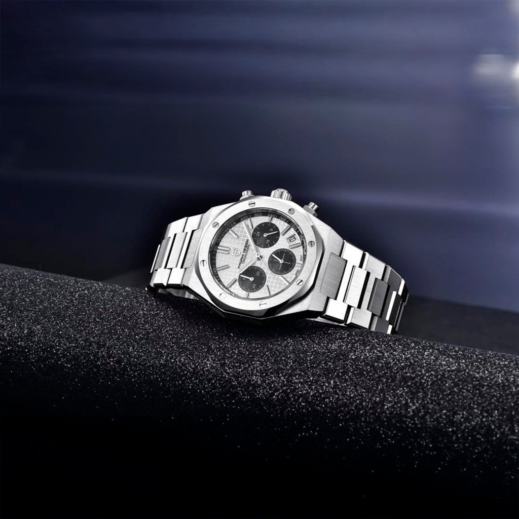 Pagani Design Track White - Case and bracelet