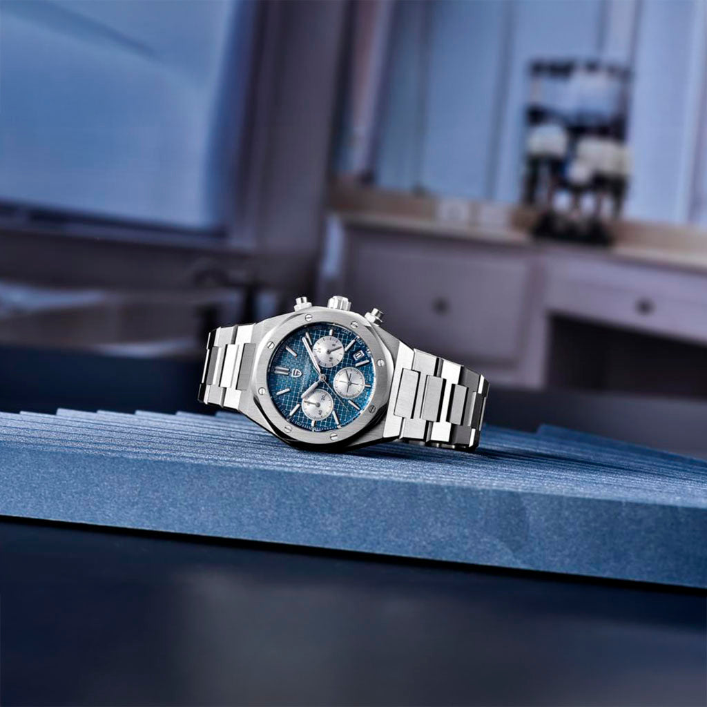 Pagani Design Track Blue - Case and bracelet