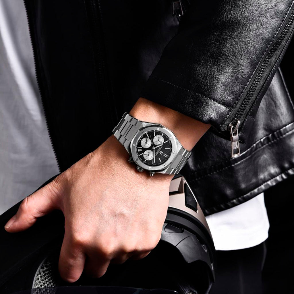 Pagani Design Track Black - On the wrist