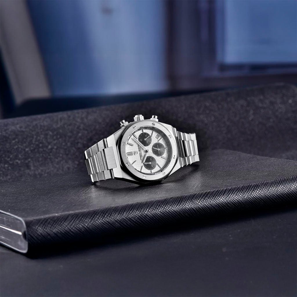 Pagani Design Track White - On the wrist