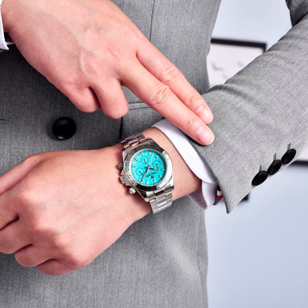 Pagani Design Veraci Silver Turquoise - Case and bracelet