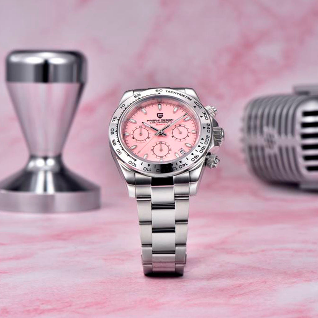 Pagani Design Veraci Silver Pink - On the wrist