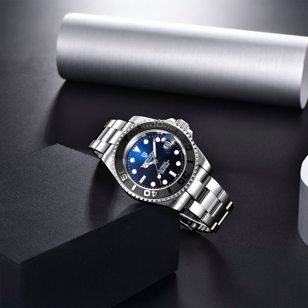 Pagani Design Explorer Blue Silver - On the wrist