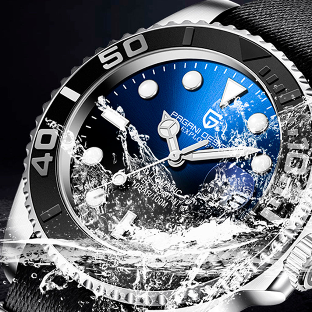 Pagani Design Explorer Blue Silver - Case and bracelet