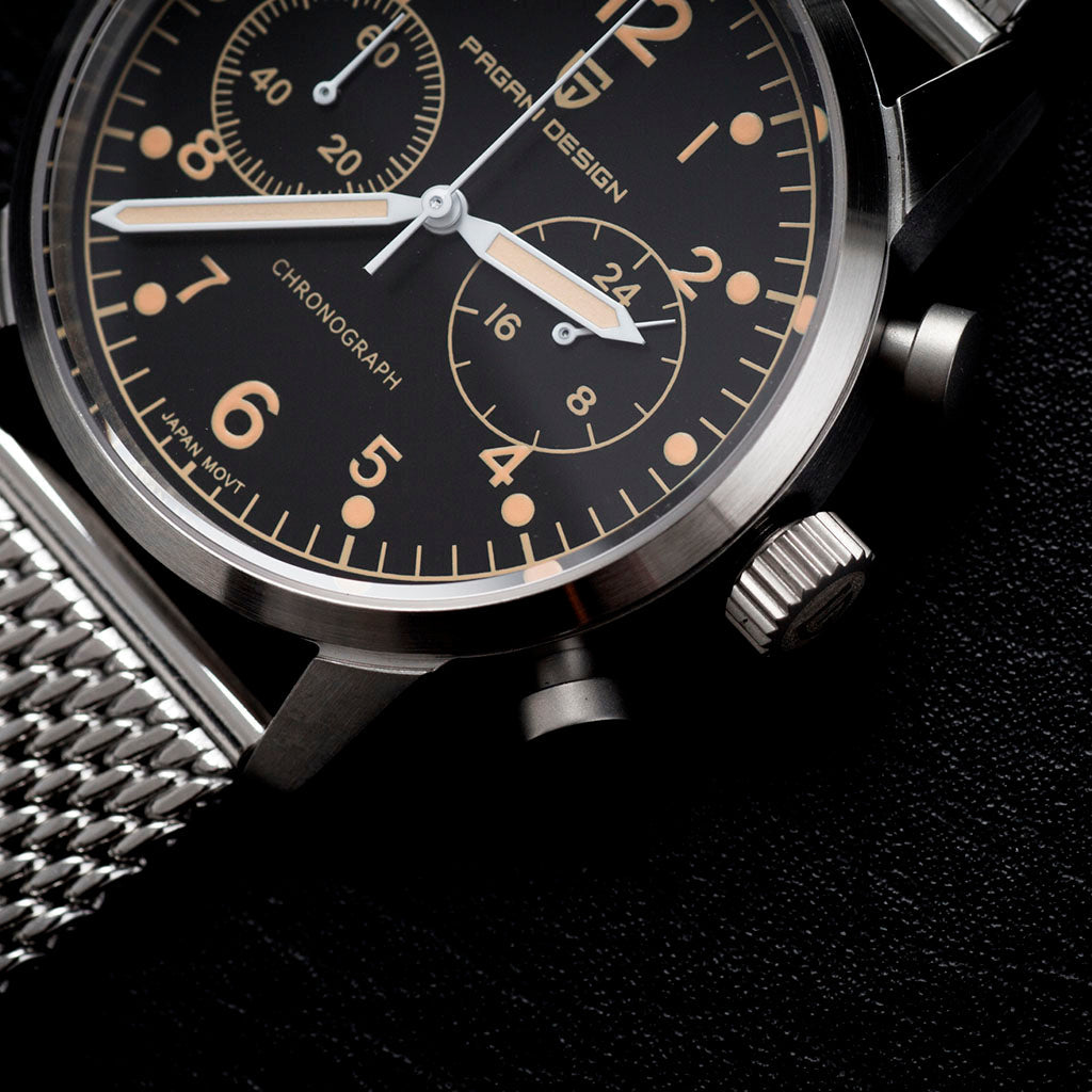 Pagani Design Frankfurt Golden Black - Dial