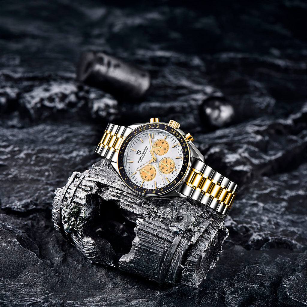 Pagani Design Lorenzo White and Gold - Case and bracelet