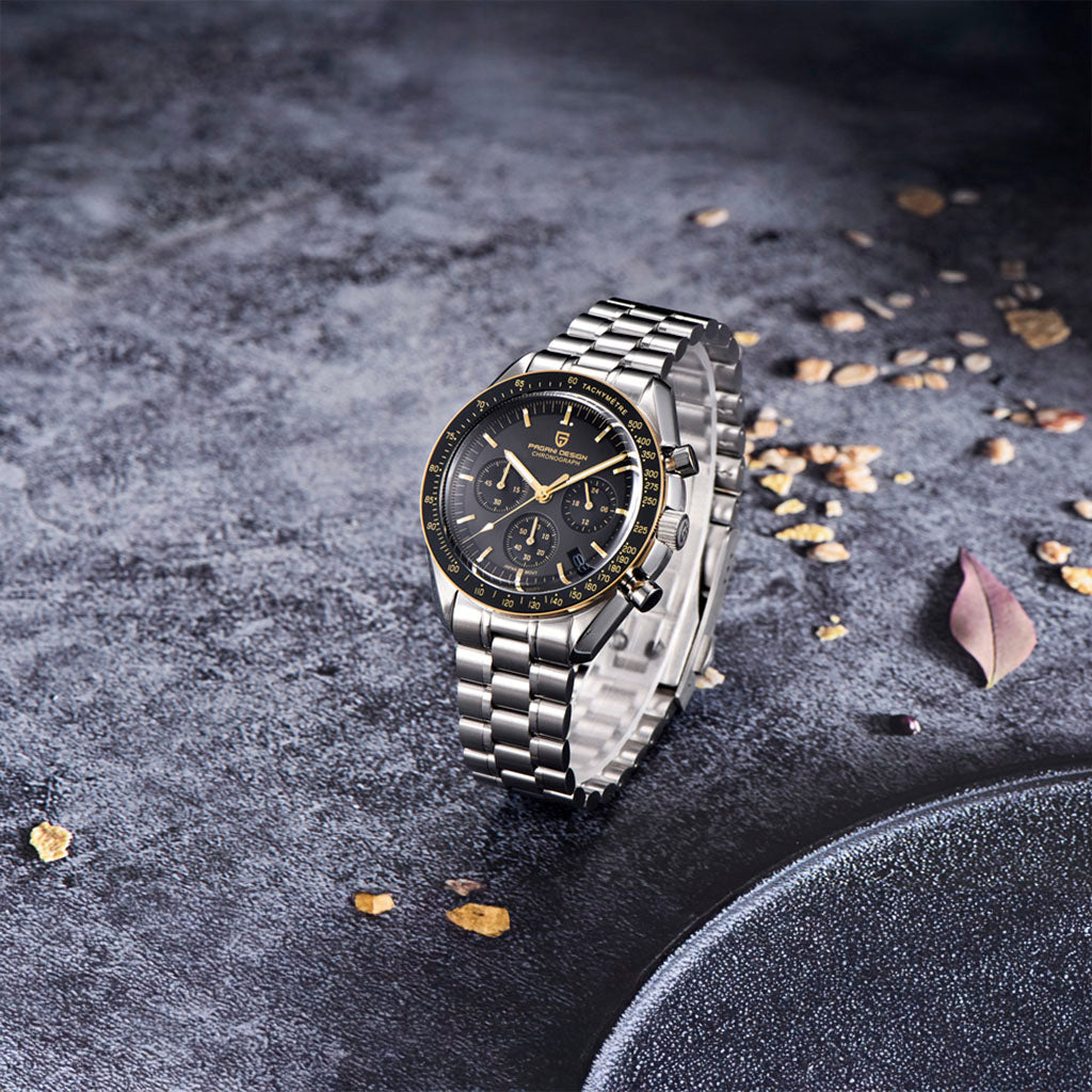 Pagani Design Lorenzo Golden Black - On the wrist