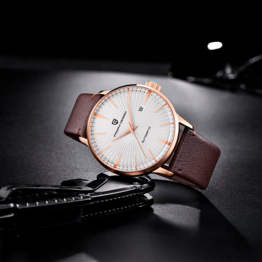 Pagani Design Lugano White Gold Classic Edition - On the wrist