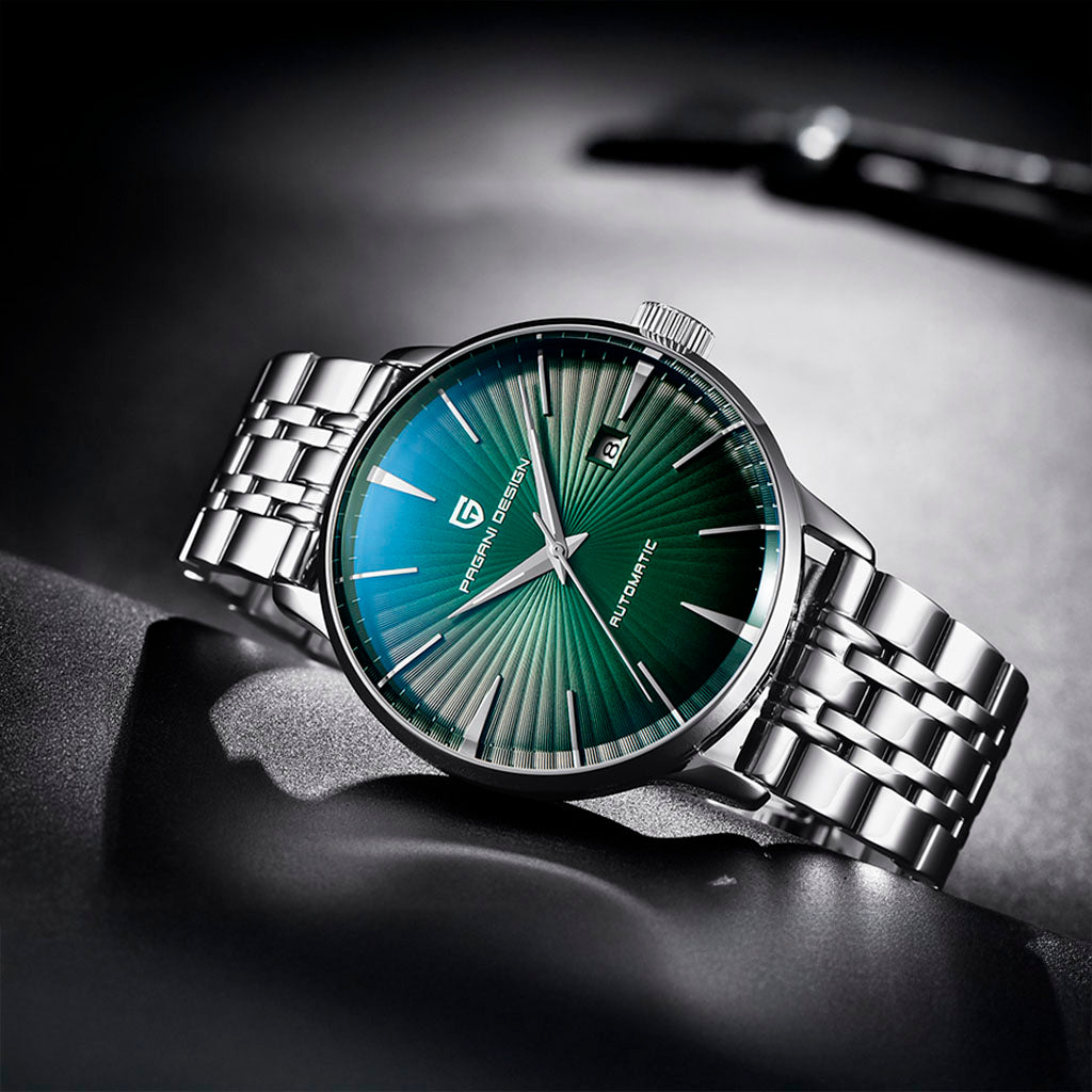 Pagani Design Lugano Green - On the wrist