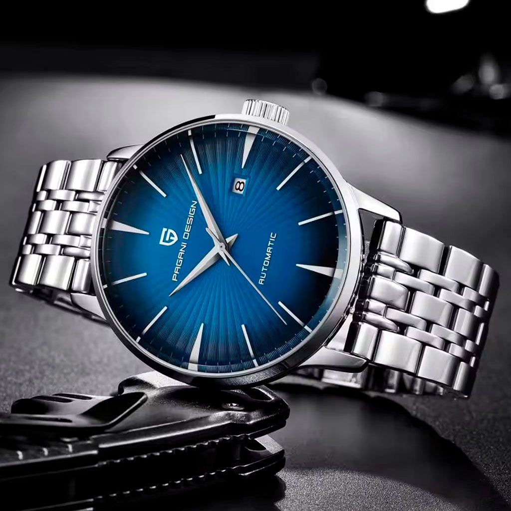 Pagani Design Lugano Blue - On the wrist