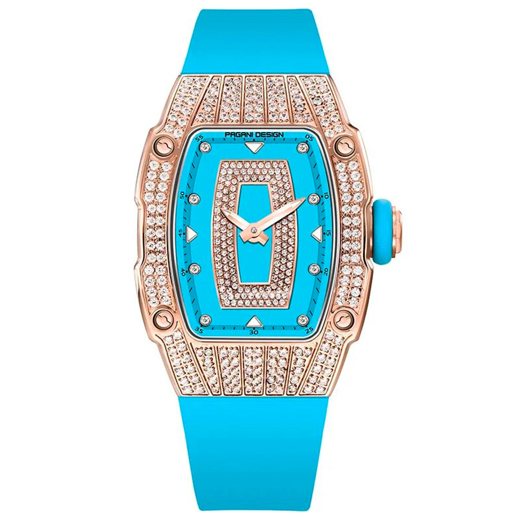 Women's Watch Pagani Design Marigold Blue Gold - Finishing
